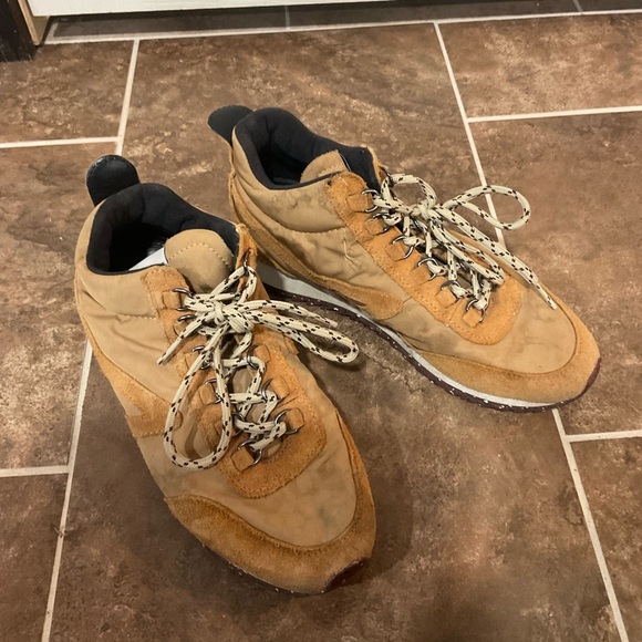 Rag & Bone Suede Recycled Shell Sneakers Size 8.5 - Picture 2 of 5